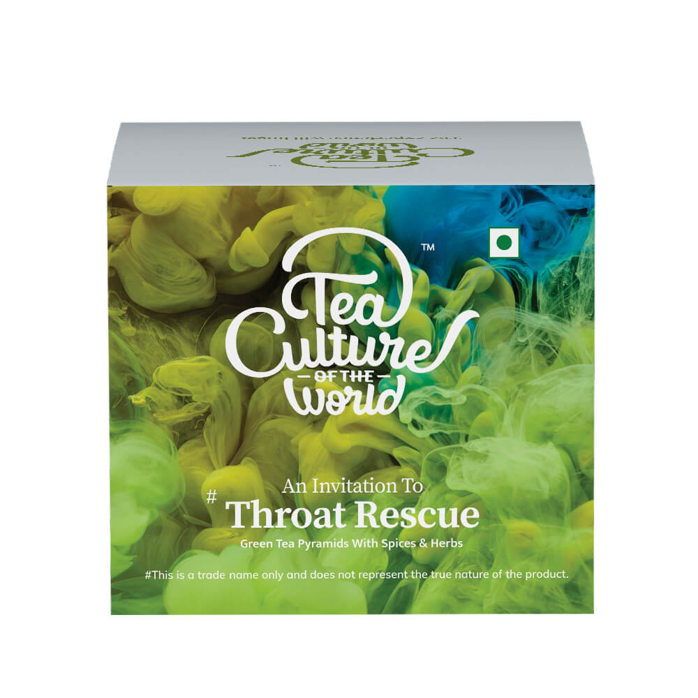 TCW Throat Rescue Tea 16 Tea Bags