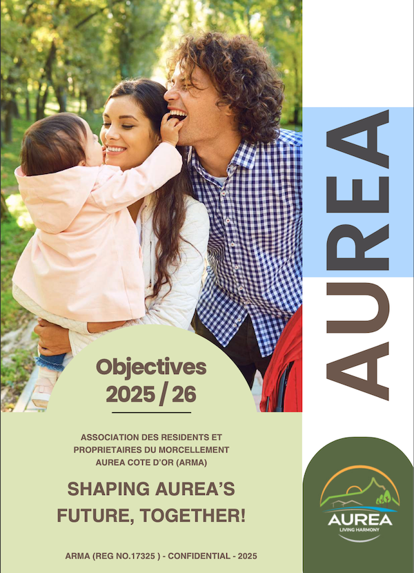 AUREA ASSOCIATION INFORMATION PACK