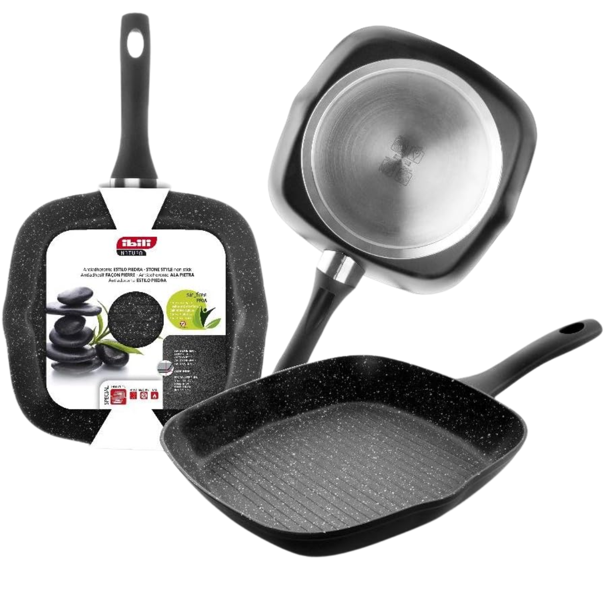 IBILI GRILL PAN NATURA 28*28