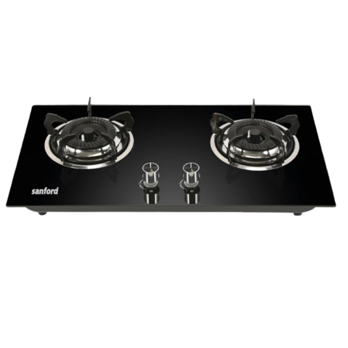 SANFORD COOKER 2 BURNER GLASS BUILT IN