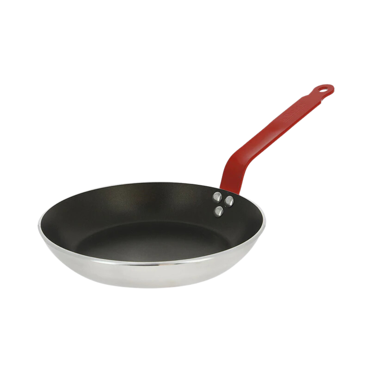 DEBUYER 8050.24 PAN RONDE CHOC HANDLE RED 24CM