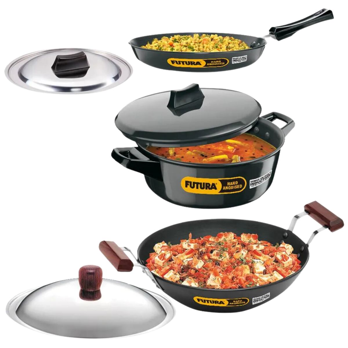 FUTURA   IASET1 FUTURA  COOKWARE SET INDUCTION