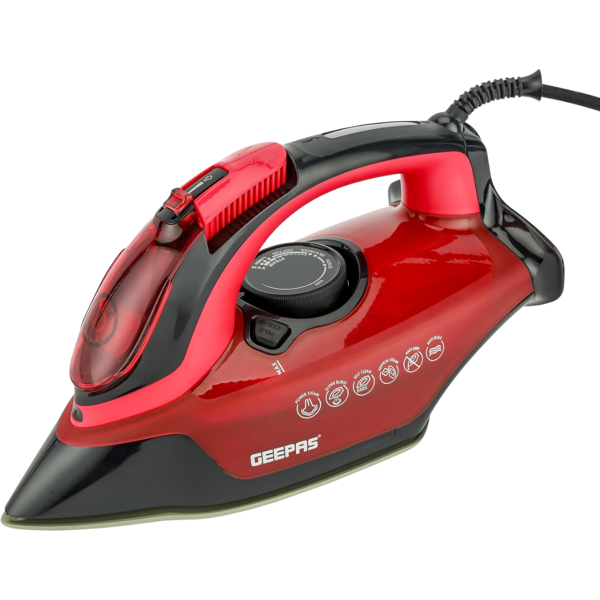 GEEPAS STEAM IRON