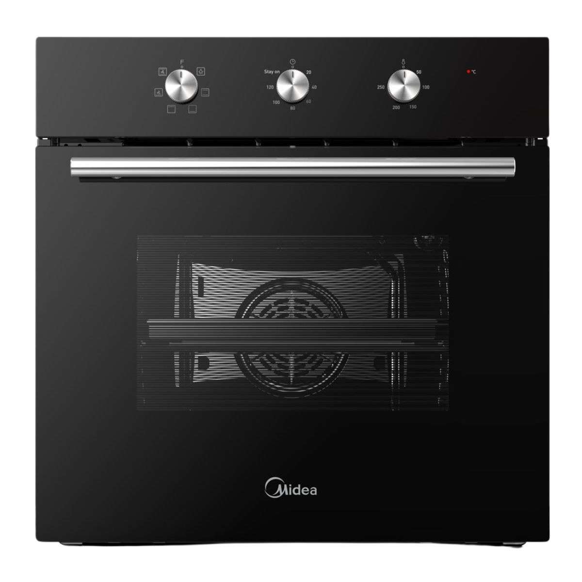 MIDEA BUILT IN OVEN 78L BLACK