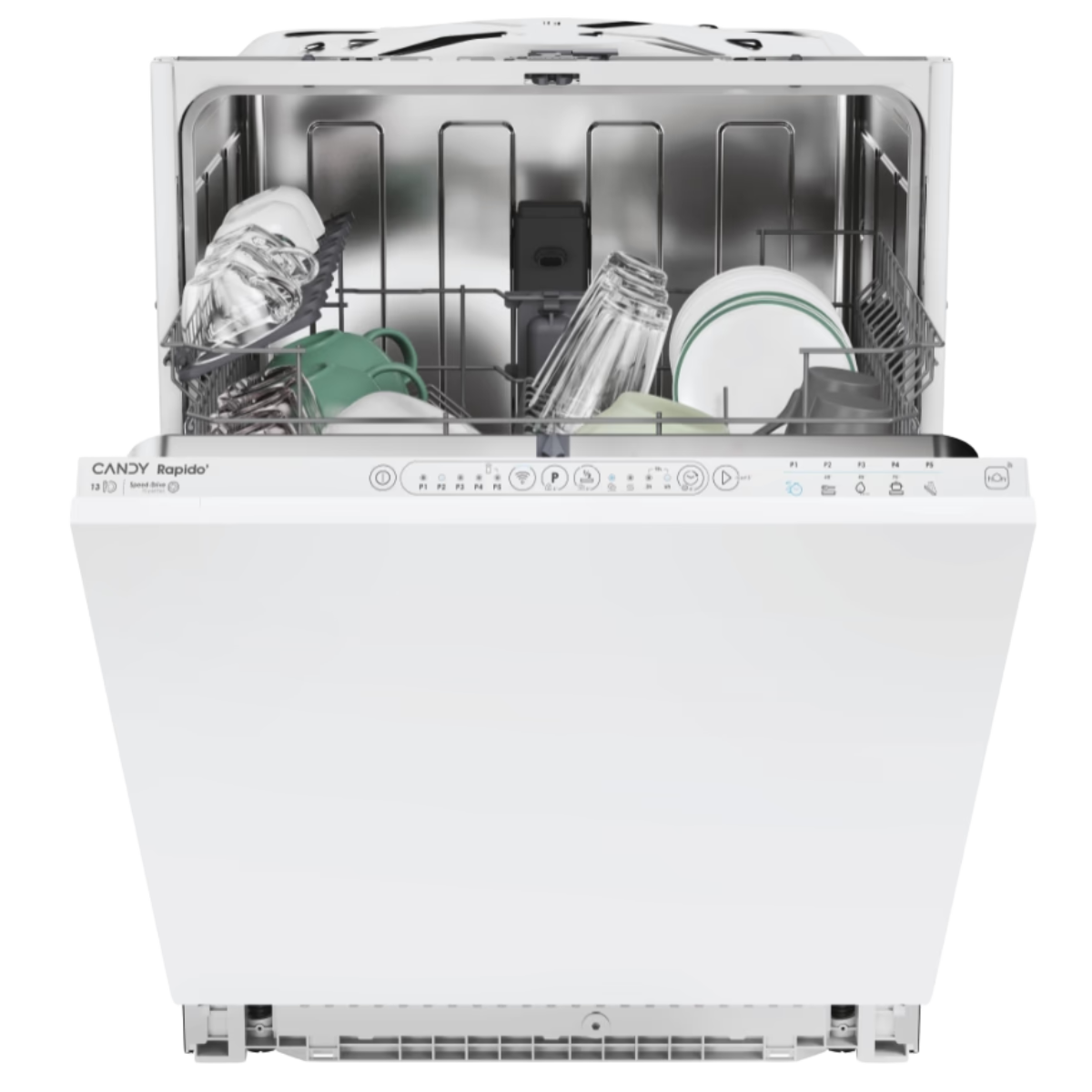 CANDY BUILT IN DISHWASHER 13 PLACE SILVER