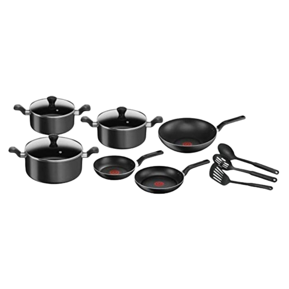 TEFAL SET12SUPER COOKWARE  KITCHEN SET 12 PCS SUPER COOK