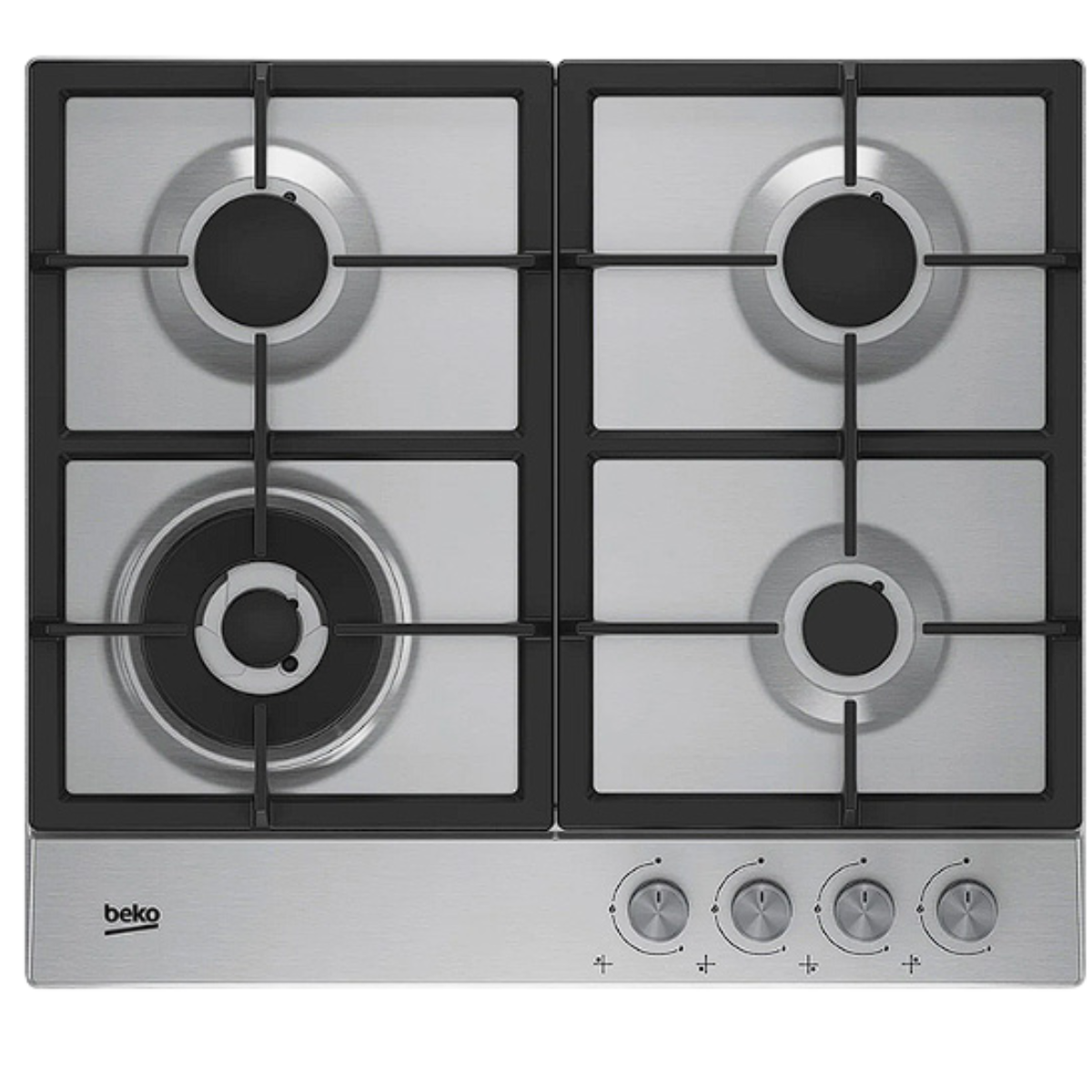 BEKO BUILT IN HOB 4 GAS BURNERS INOX