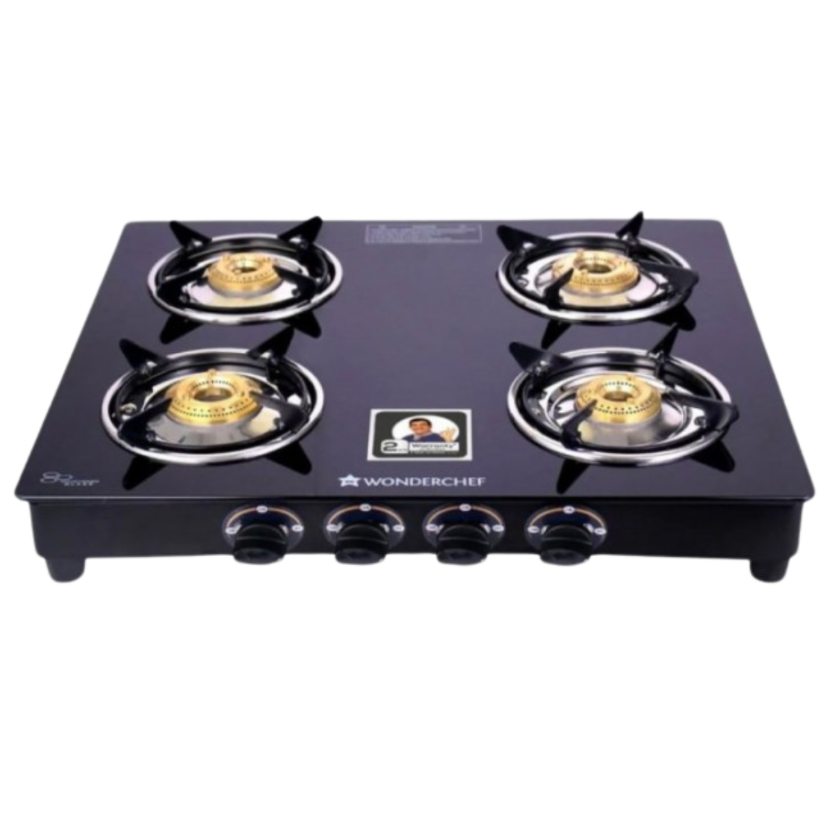 WONDERCHEF GAS COOKER ULTIMA 4 BURNER GLASS(63153287)