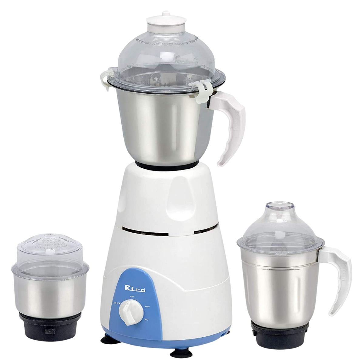 RICO MG124 MIXER GRINDER BLUE & CHERRY
