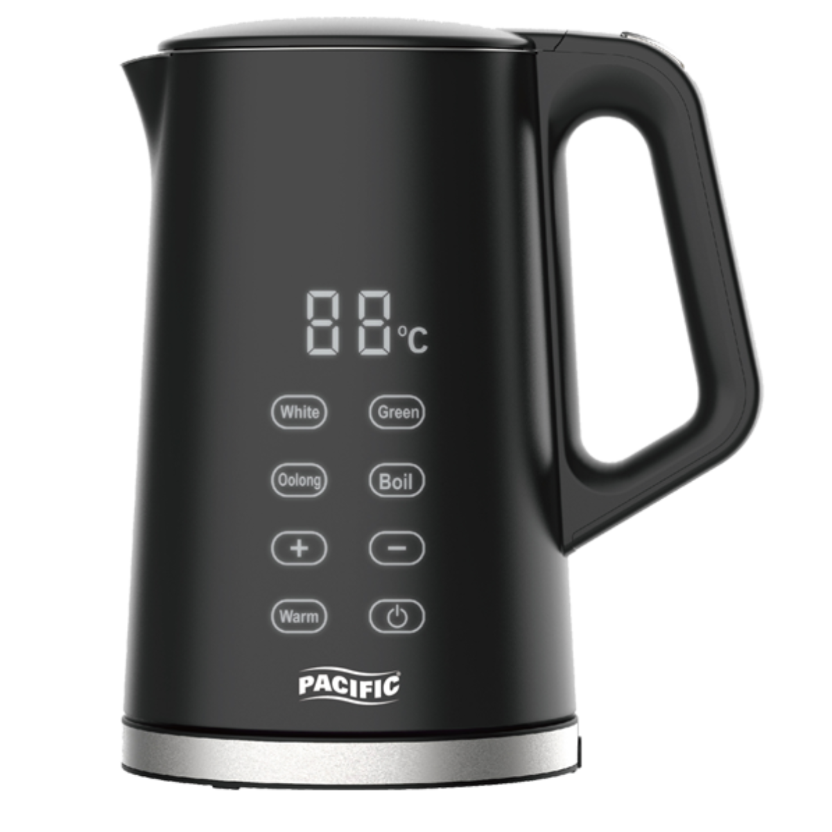 PACIFIC KETTLE 1.7L BLACK DIGITAL