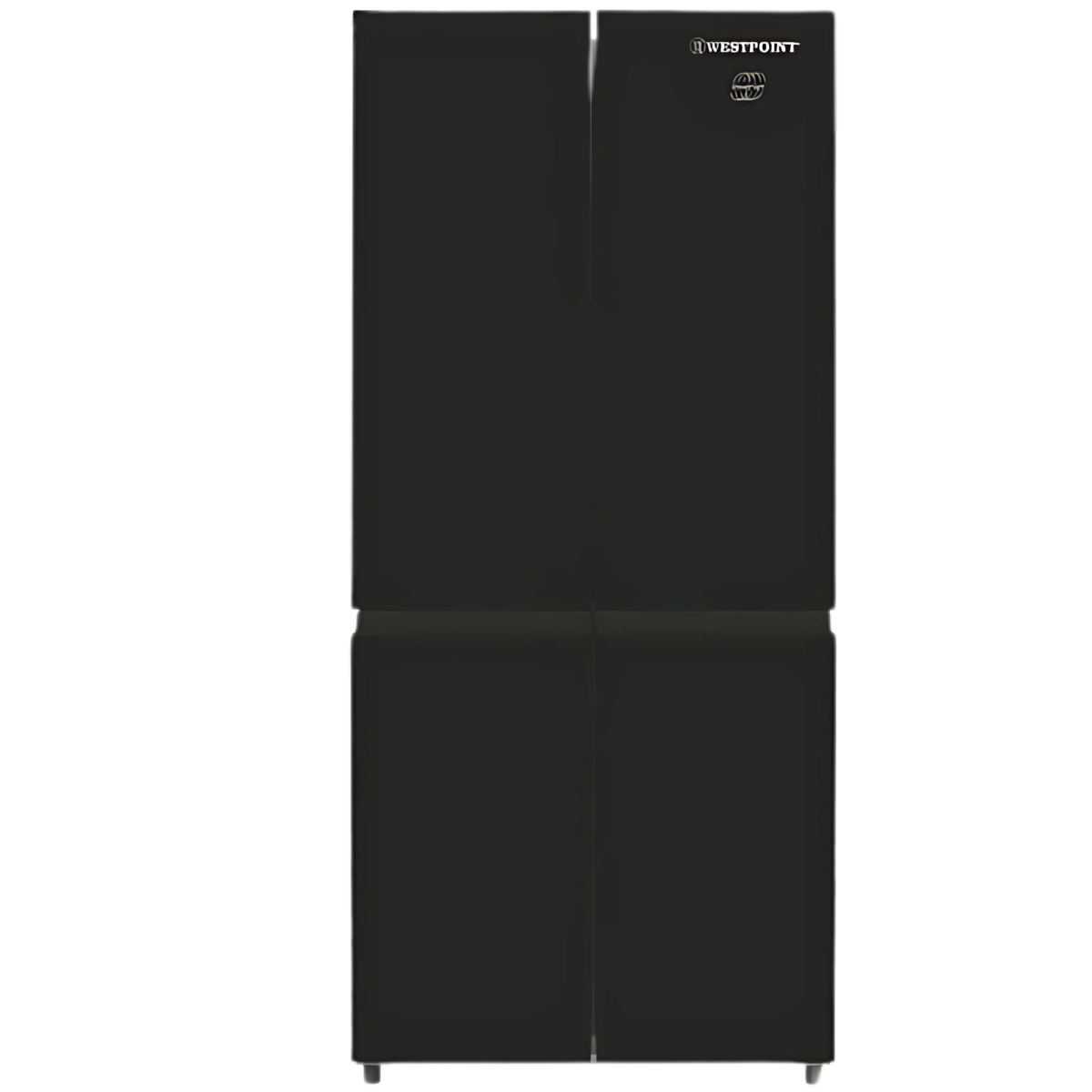 WESTPOINT REFRIGERATOR 475LTS 4 DOORS BLACK GLASS