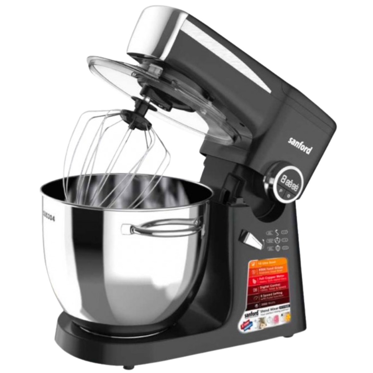 SANFORD MIXER WITH BOWL 10L 2000W