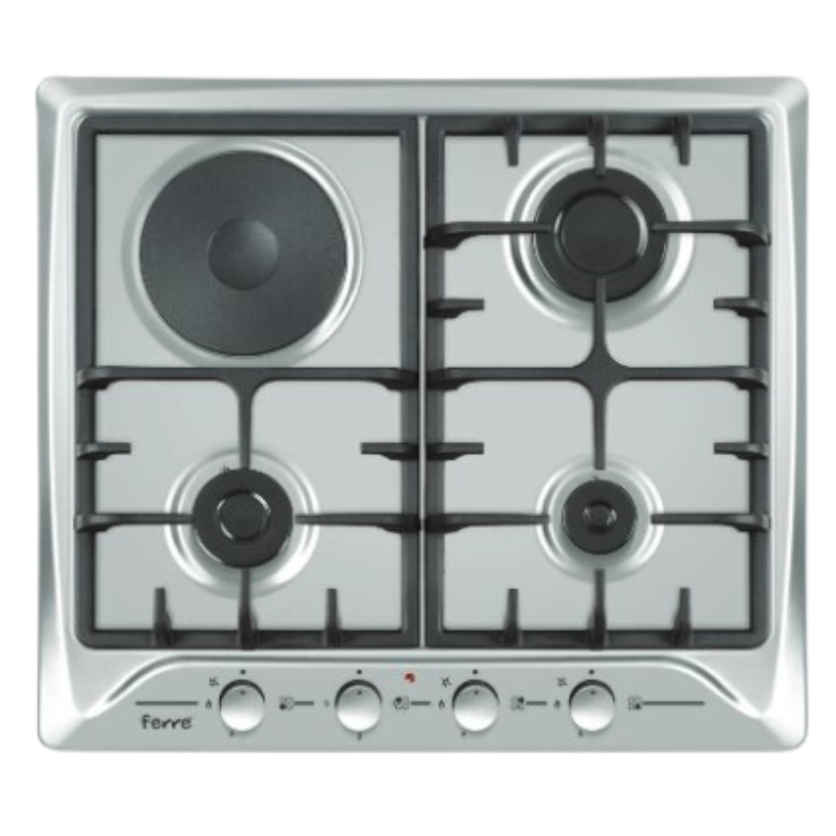 FERRE B631-11 COOKER BUILT IN 3G+1E INOX