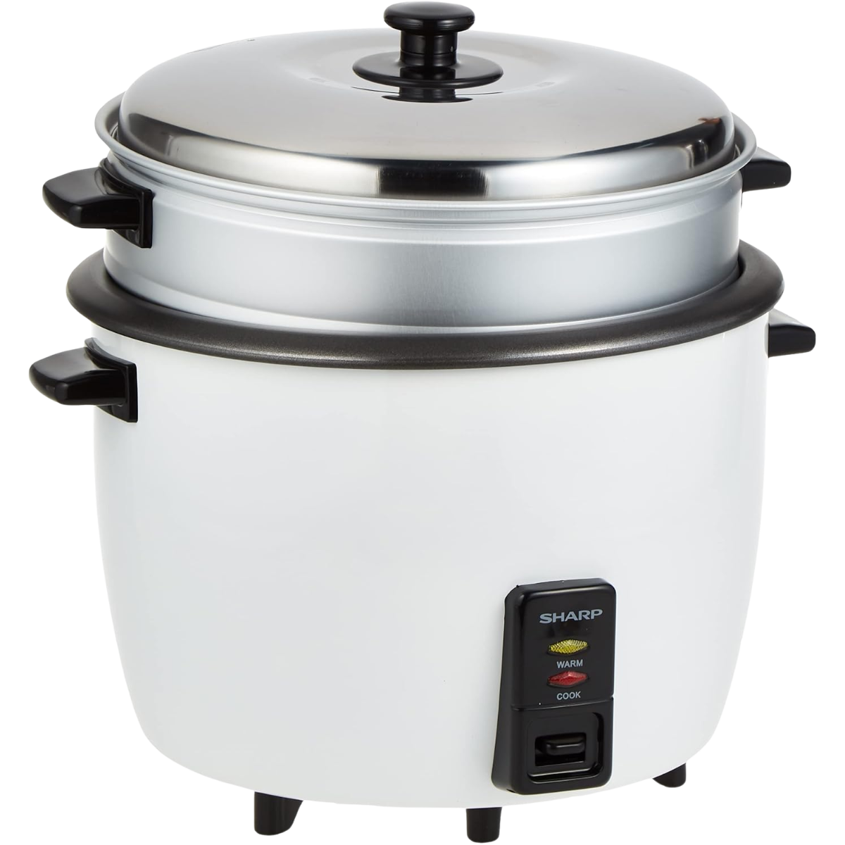 SHARP RICE COOKER 1.8L PINK WITH STEAMER & COATED INNER POT