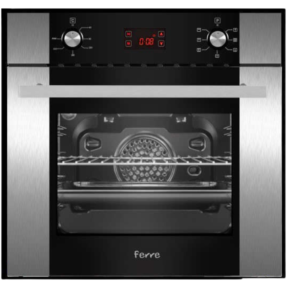 FERRE BUILT IN OVEN 78L BLACK
