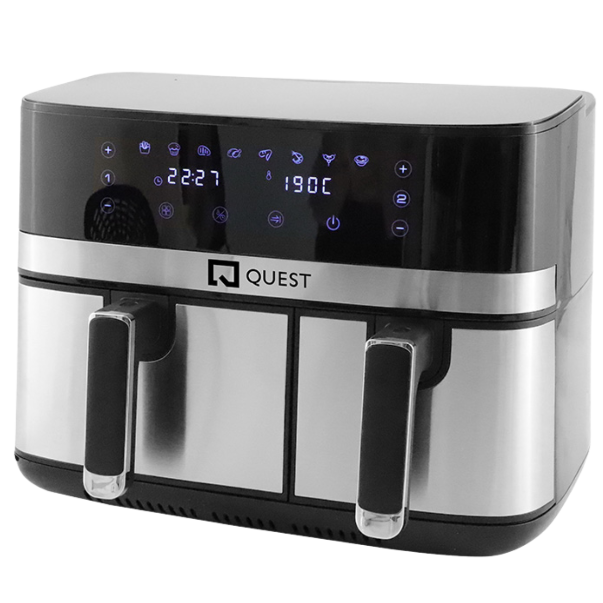 QUEST AIR FRYER DUAL DRAWER 5.5+3.5L