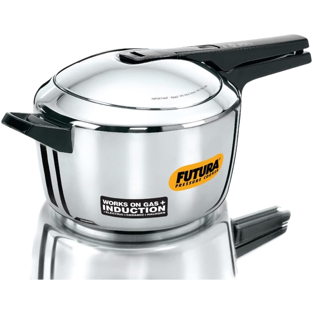 FUTURA PRESSURE COOKER 5.5LTS STAINLESS STEEL