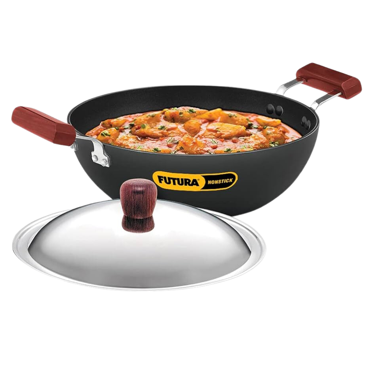 FUTURA DEEP FRY KADHAI 3.5LT FLAT NONSTICK