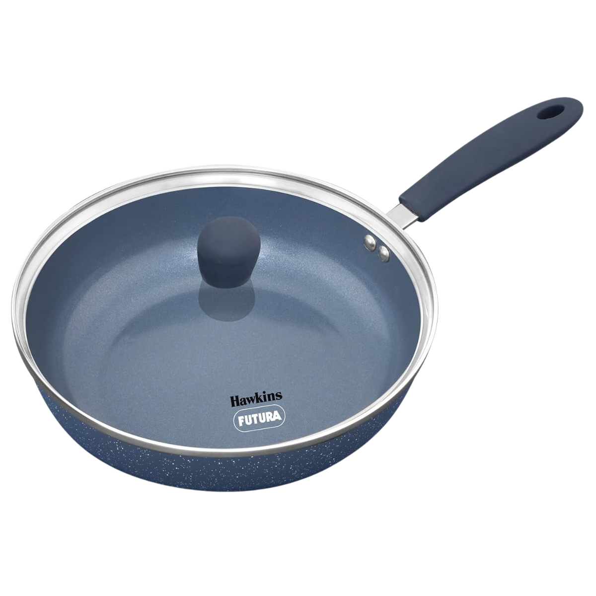 HAWKINS CERAMIC FRY PAN WITH LID 24CM