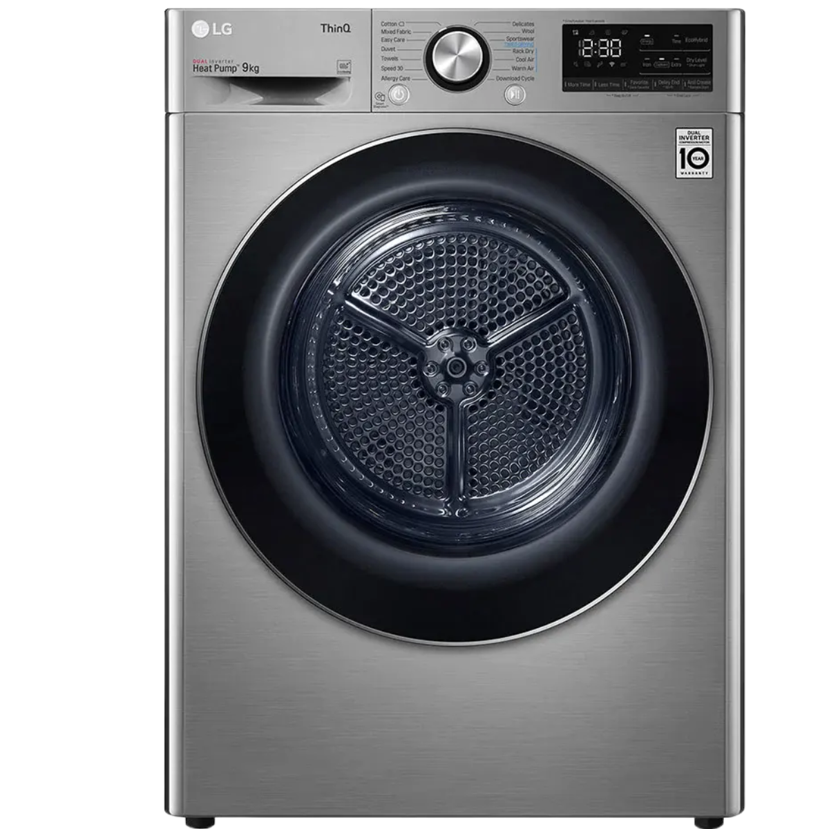 LG DRYER DUAL INVERTER HEAT PUMP 9KG