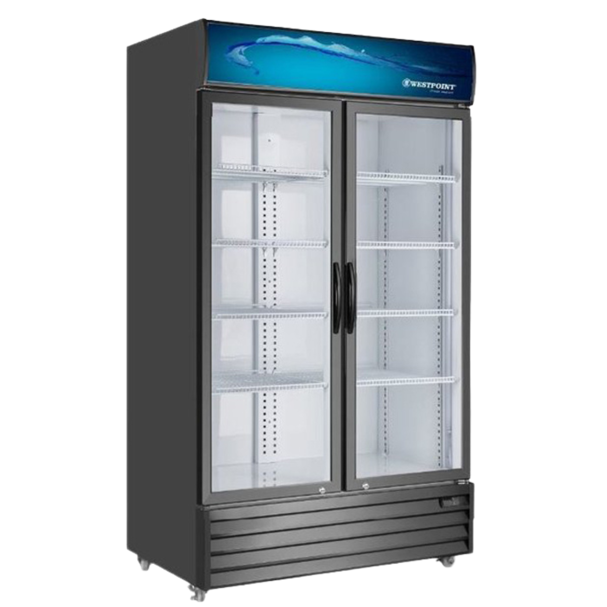 WESTPOINT SHOWCASE COOLER 2 DOORS SLIDING 1000L