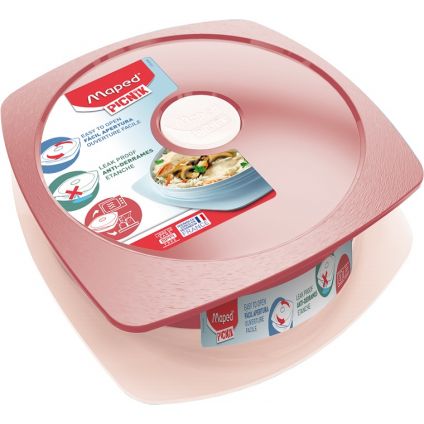 MAPED CONCEPT ADULT LUNCH PLATE TENDER PINK 900ML REF 870201