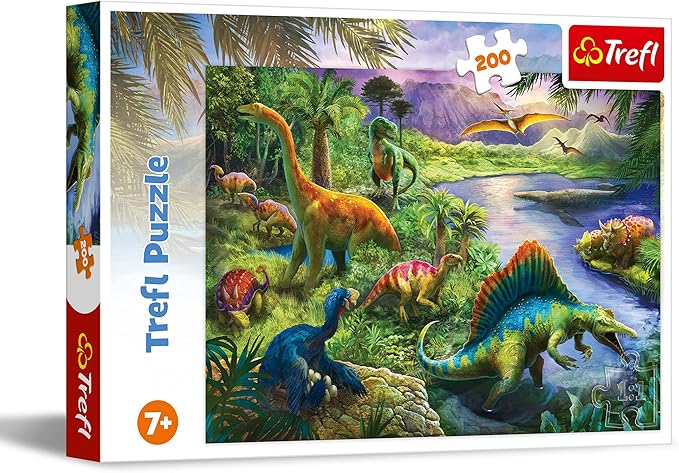 Puzzles 200 Predatory dinosaurs / Trefl 13281