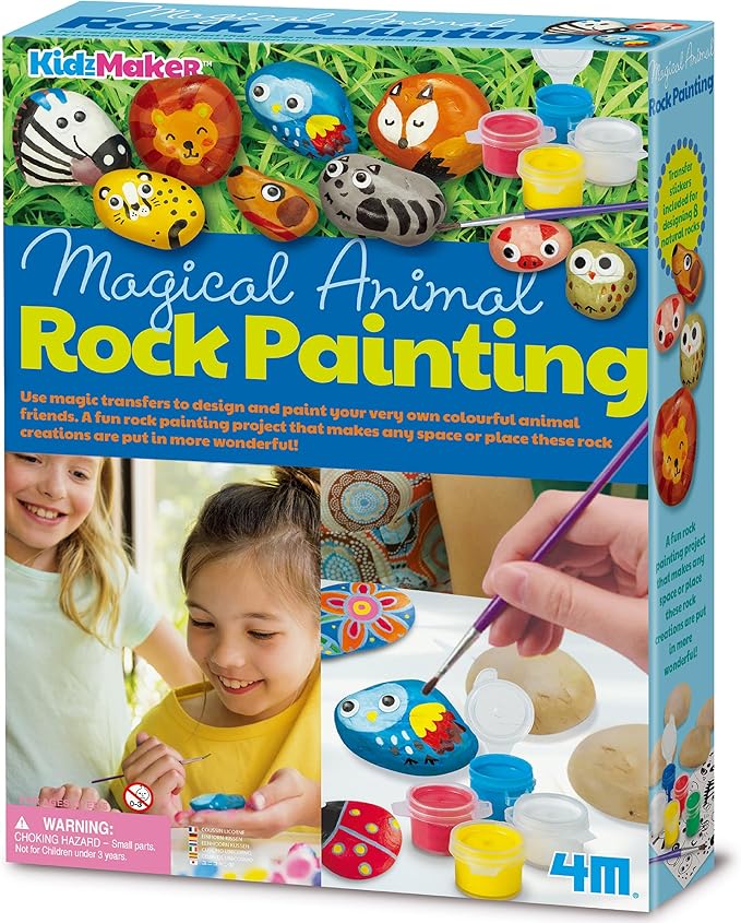 KidzMaker/Magical Animal Rock Painting