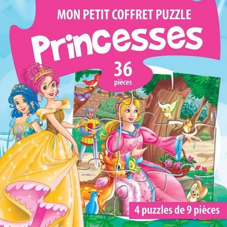 Princesses - Mon Petit Coffret Puzzle