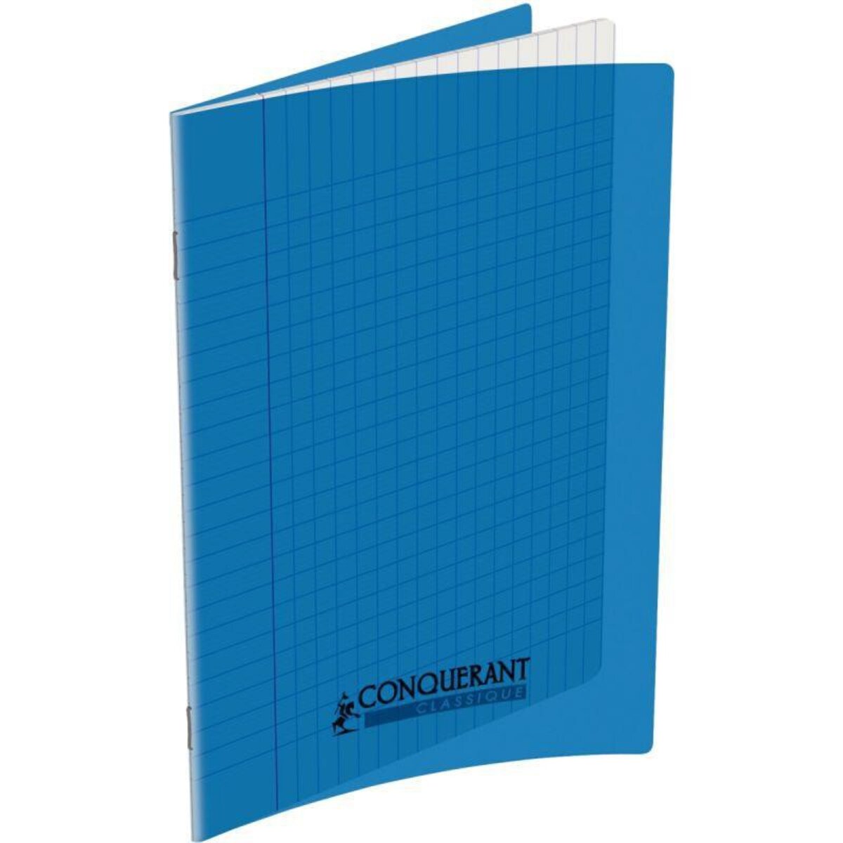 Cahier Seyes 17X22 60P 90G Bleu Polypro Conquerant Ref 0752-00752