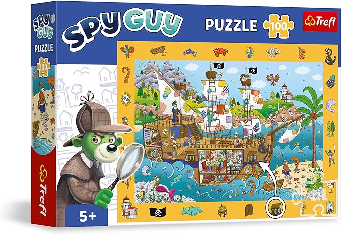 Puzzles 100 Observation - Spy Guy - Pirate ship / KAZSTUDIO Trefl 15594