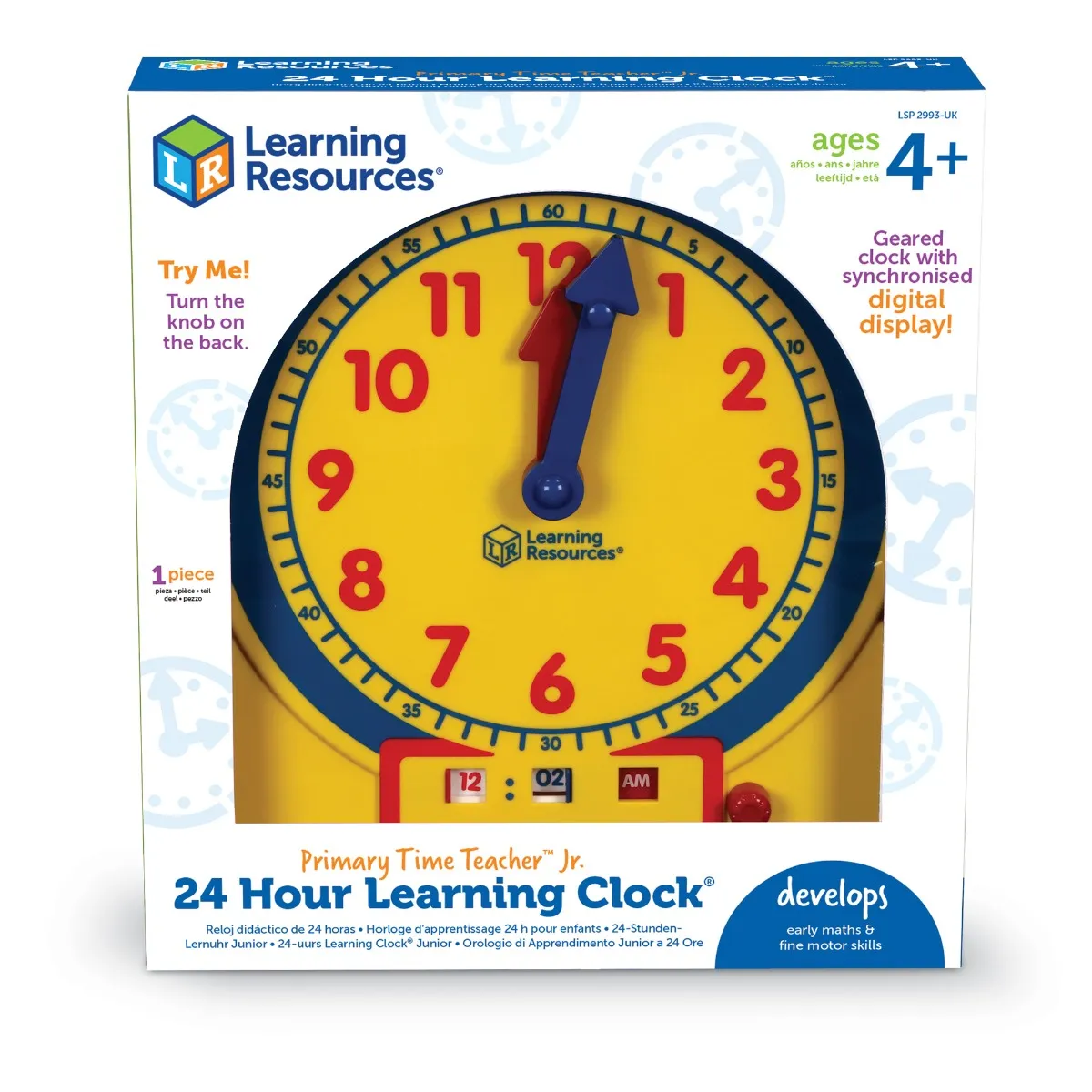 The Primary Time Teacher - Junior 24-Hours LEARNING RESOURCES LER2993