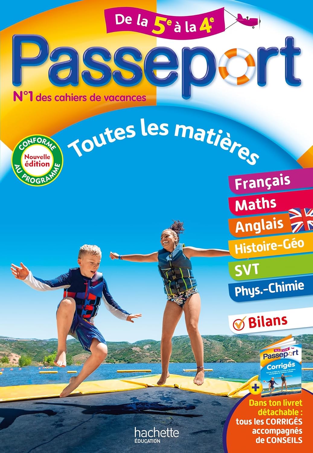 Toutes Les Matières - Cahier De Vacances Passeport 2025 - 5e-4e