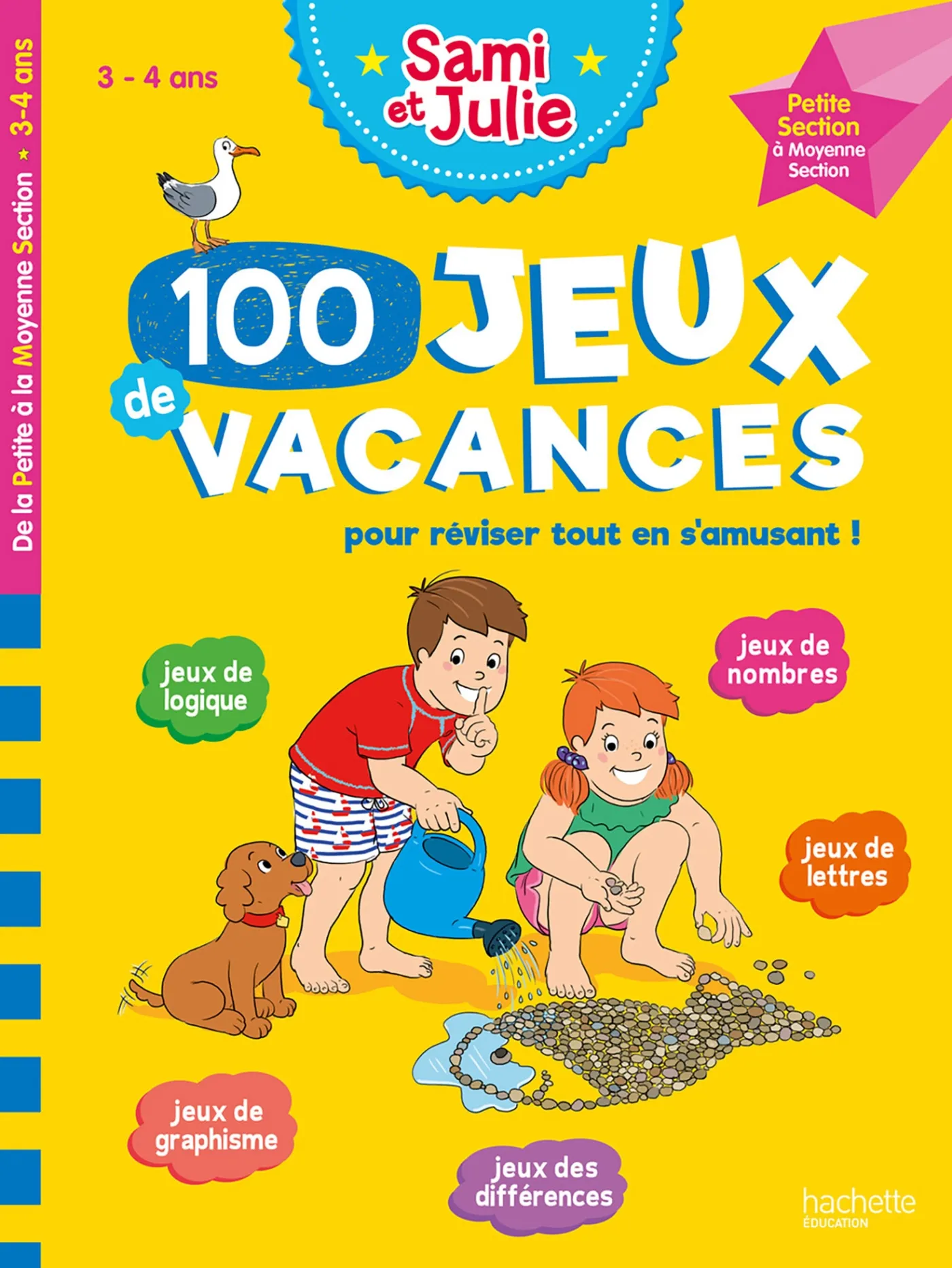 100 Jeux De Vacances - Sami Et Julie - (Petite Section - Moyenne Section)