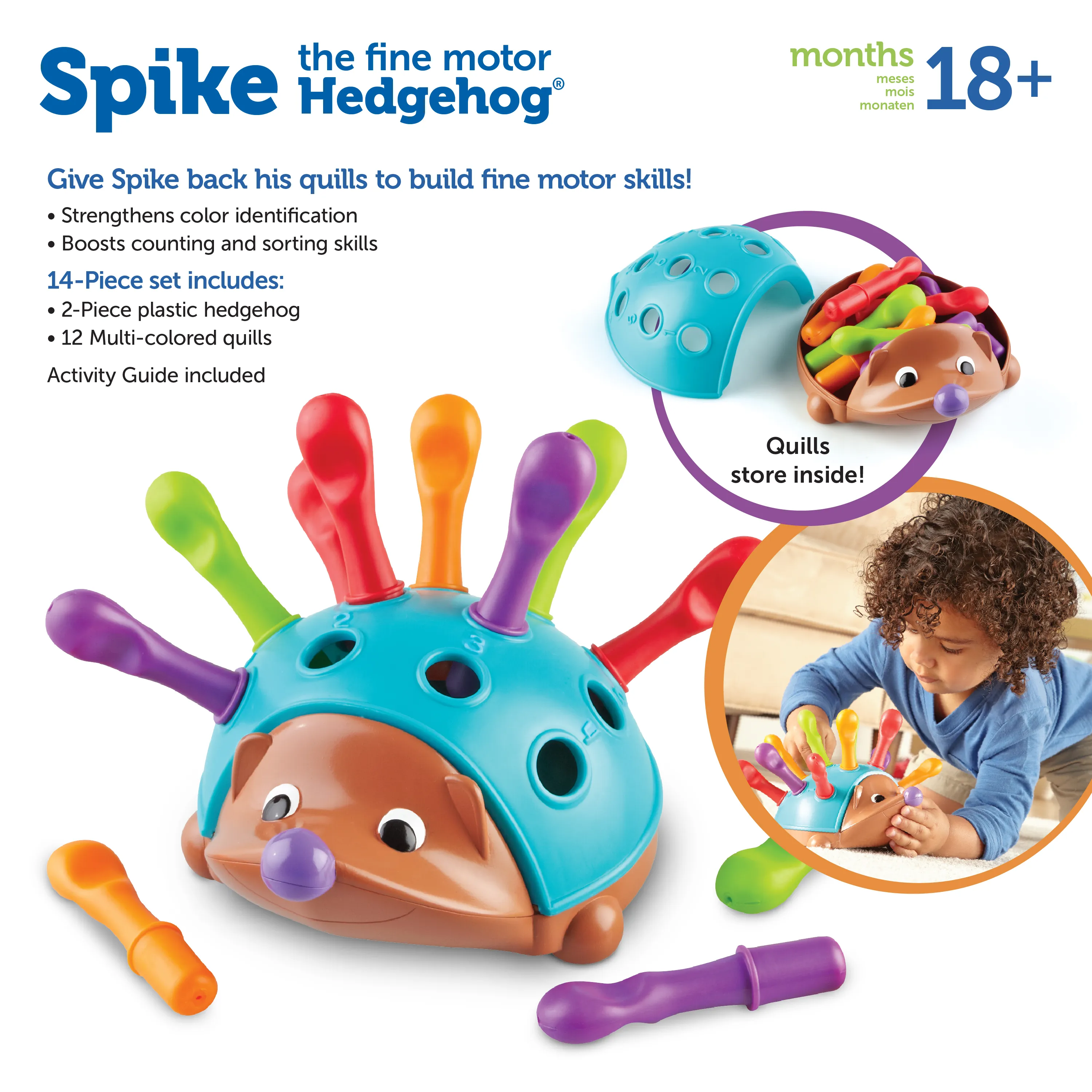 Spike The Fine Motor Hedgehog LEARNING RESOURCES LER8904