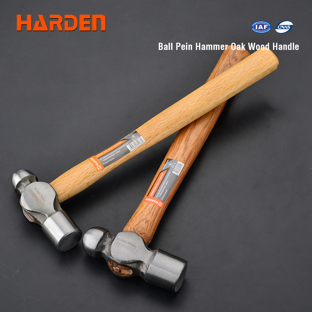 Ball Pein Hammer 0.68kg Oak Wood Handle HARDEN 590136