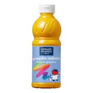 LB EDUCATION GOUACHE REDIMIX 500ML BTL BRILLIANT YELLOW