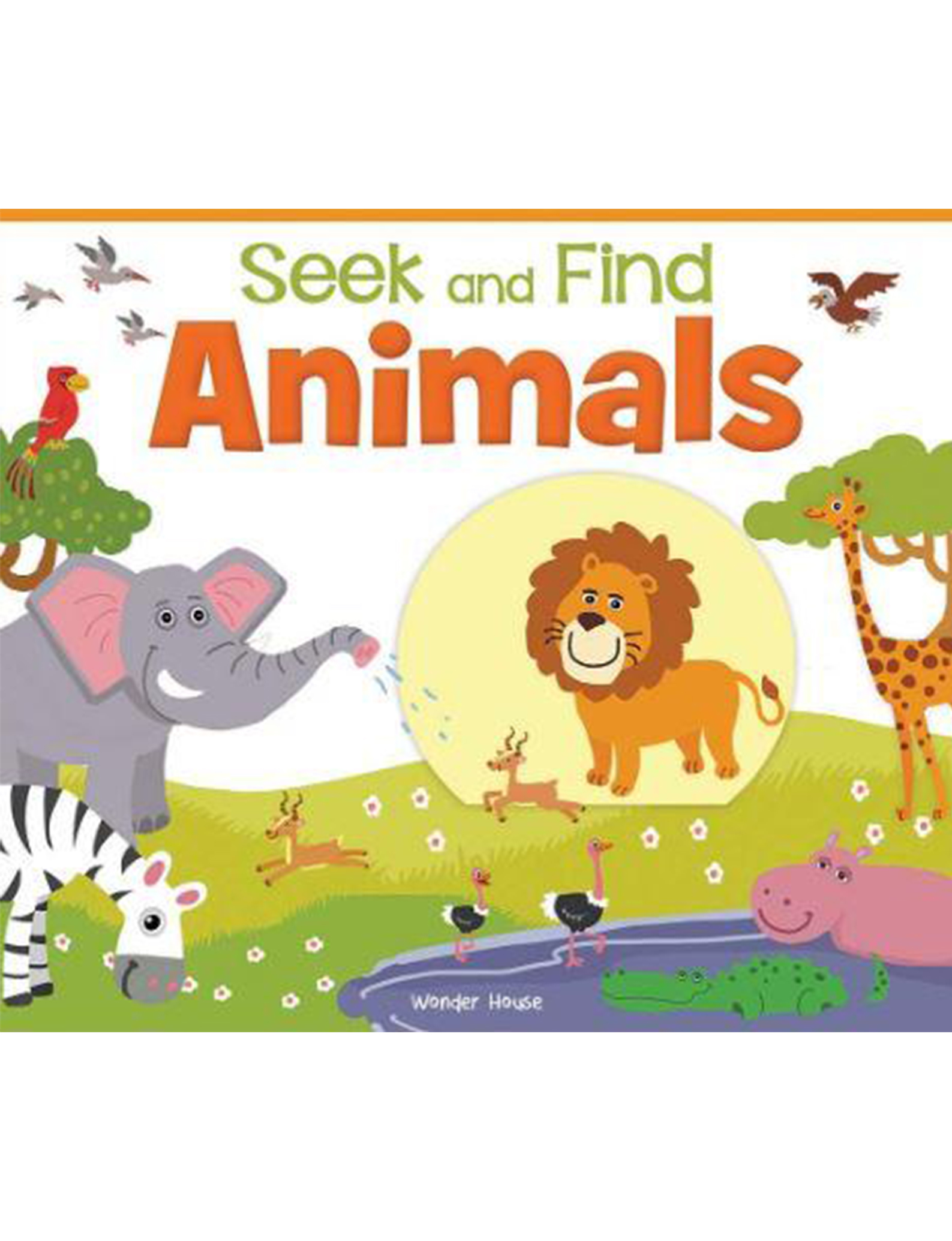 Seek And Find - Animals : Early Learning Board Books With Tabs