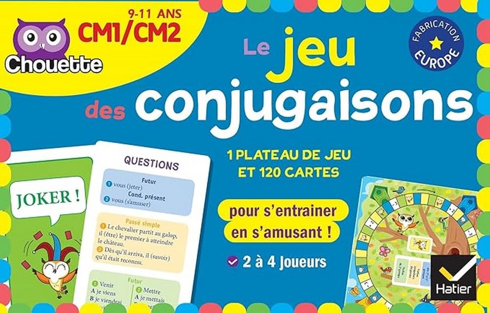 Le Jeu Des Conjugaisons - Chouette - CM1/CM2
