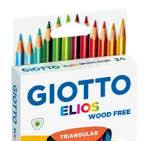 Etui De 24 Crayons De Couleur Triangulaires 3mm Elios GIOTTO 275801