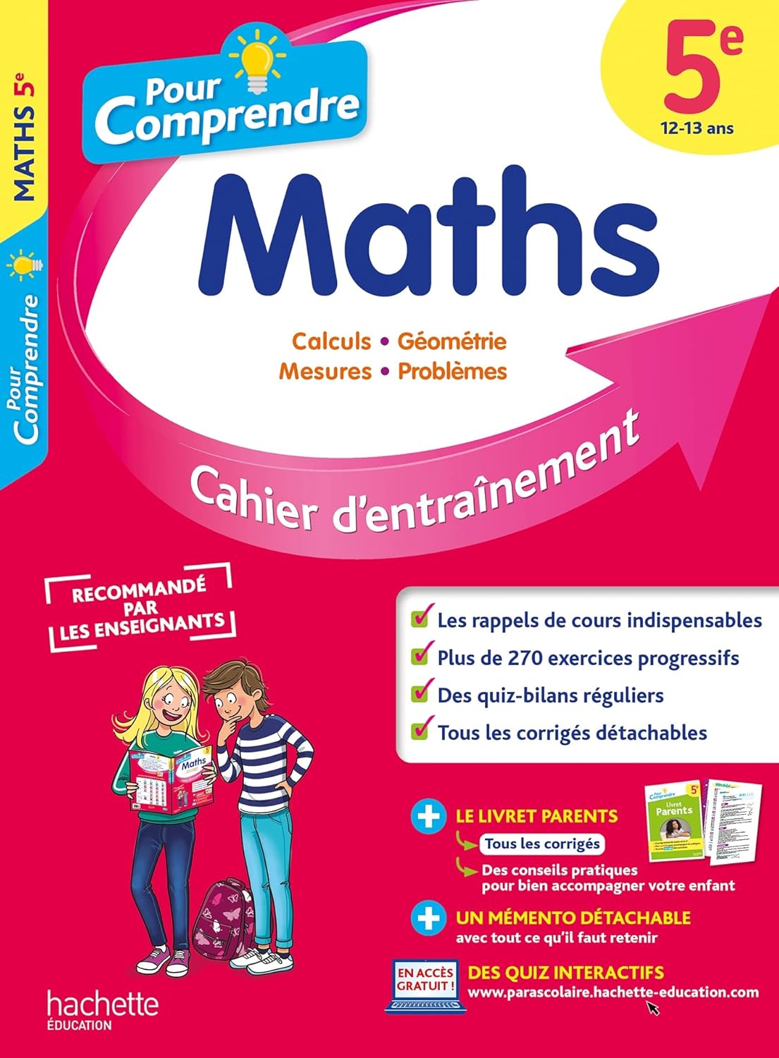 Cahier D'Entraînement Pour Comprendre Maths - 5e