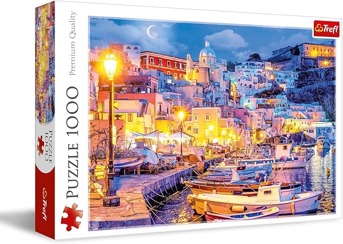 Puzzles 1000pcs Procida Island By Night Italy Trefl 10794