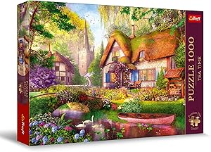 Puzzles 1000pcs Premium Plus Tea Time The Woodland Cottage Trefl 10804