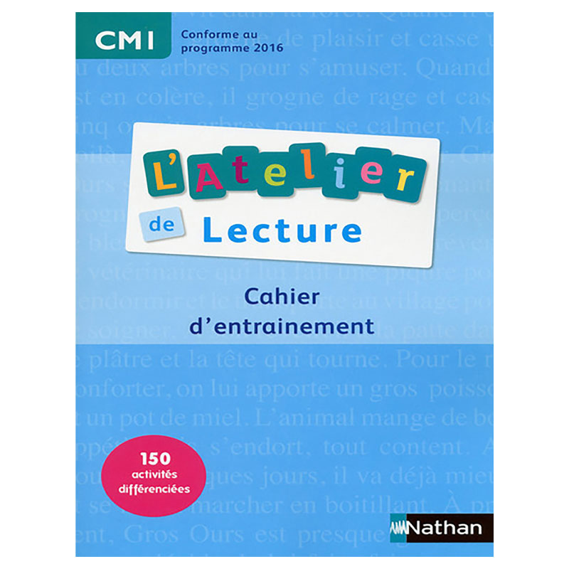 L'ATELIER DE LECTURE CM1 NATHAN
