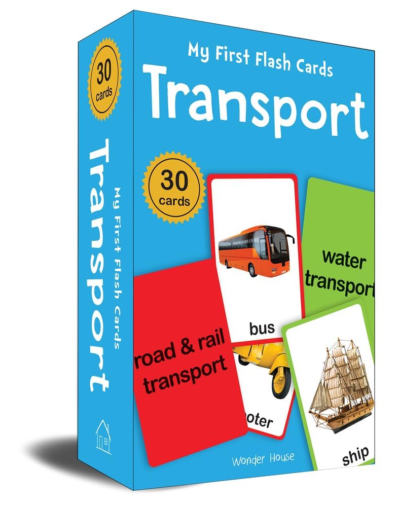 My First Flash Cards Transport:30 Early Learning Flash cards