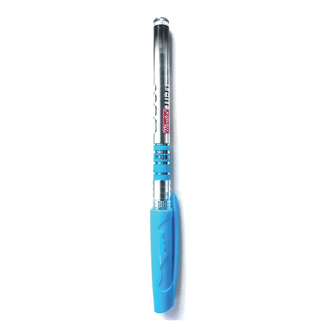 Ballpen Hi-fi Clear Body Montex Blue