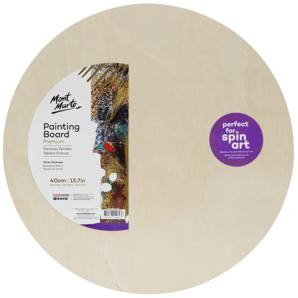 Painting Board Round 40cm Mont Marte