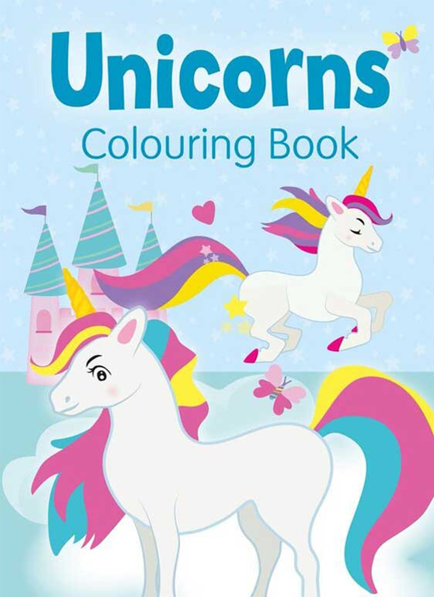 UNICORNS COLOURING BOOK (BLUE)- ALLIGATOR
