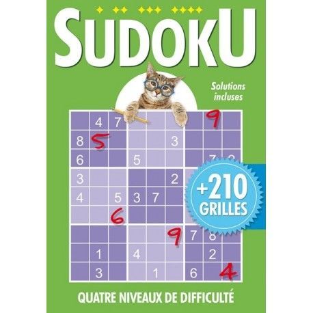 Sudoku Chat - + De 210 Grilles - Vert