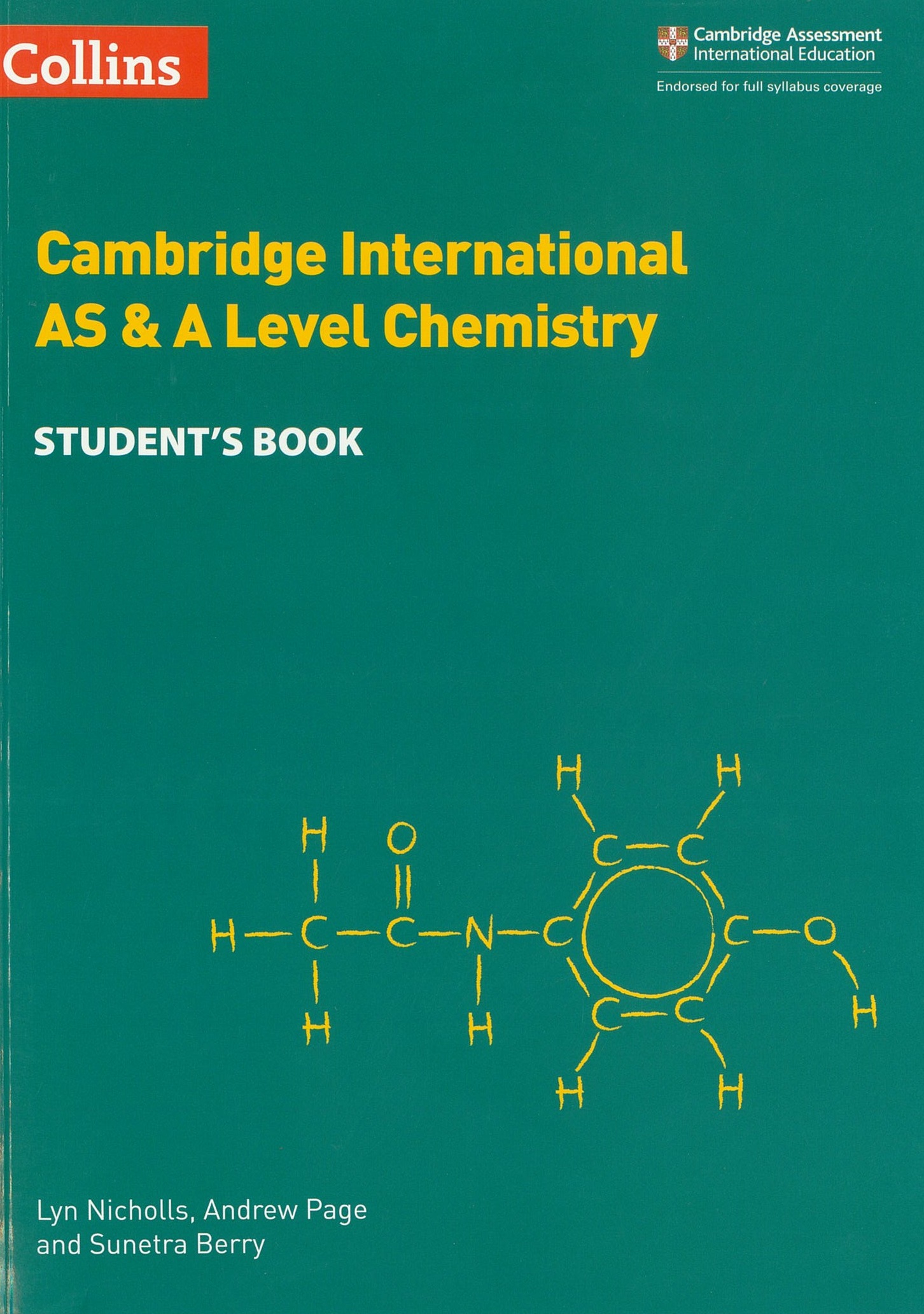 COLLINS - AS & A LEVEL CHEMISTRY  STUDENT'S BOOK - NICHOLLS & PAGE